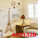WallSticker 60x90 Brown Paris When I Dream AY9132B - Image 2