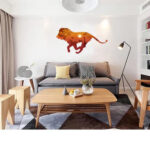 African Lion Wall Sticker -  size 60x60  hm92006 - Image 3