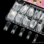 3 Colors Builder Nail Gel,UV Gel Nail Art Manicure Set with 10pcs Nail Forms stickers , brushes , 10pcs transparent nails and uv light - Image 5