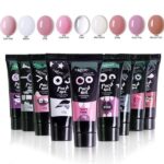 Mobray Face Pink Nude Nail Quick Building Poly Gel 15ml Crystal Jelly Builder Nail Finger Extension Hard UV Gel - Image 2