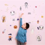 Wall Sticker SK9339 Adventure Dreamer Wall Sticker Wall Sticker Wall Sticker Seamless Waterproof No Damage to the Wall - Image 4
