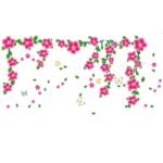 BIG BOOM® Flower Pattern Family Home Removable Wall Sticker Mural Decor size 70x50cm dlx513 - Image 3