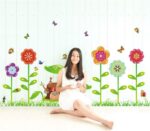 fashionbeautybuy Butterflies Flowers Leaves Bees Wall Sticker Decal Home Decor PVC Murals Wallpaper House Art Picture Living Room - Image 3