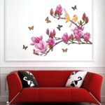 Magnolia Birds Butterfly Decals Wall Stickers Ay 1903 - Image 3