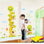 Decals Design 'Happy and Good Friends Height Chart' Wall Sticker size 50x70 xy8116ab - Image 2