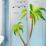 Xh5435 Artibetter Coconut Tree Bedroom Wallpaper Waterproof Home Wall Decals Creative Wall Decor - Image 2