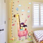 Girl Giraffe Height Measurement Wall StickersXL8246 - Image 2