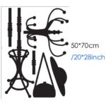 Ncs0028 Personality Black Sticker - Environmentally Removable - Home Wall Decals Bedroom Living Room - Image 5