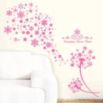 QQZSG Christmas Ornament FreeSize Wall Sticker Sticker Wallpaper Reindeer Removable Scandinavian Christmas Stocking Gold Christmas Tree Entrance Indoor Party Stylish Decoration Kids Room Decoration Merry Christmas J New Year Sticker size 50x70 xls7138 - Image 5