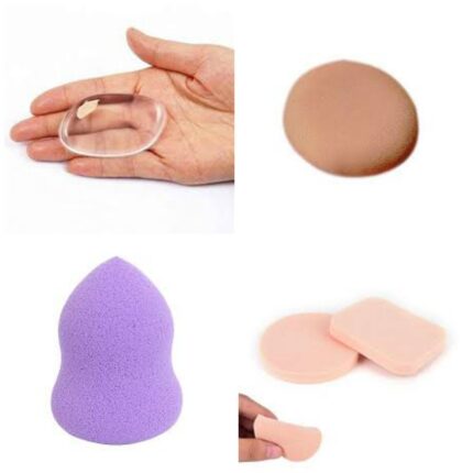 pack of 5 types sponge powder puff