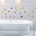 AY618 multicolour fish bathroom Wall Sticker JAAMSO ROYALS - Image 2