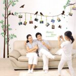 3D Photo Frame Tree Photo Tree Wall Sticker Self-Adhesive DIY Wall Murals Home Decor Art sk2007wa size 60x90 - Image 2