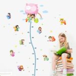 ELECTROPRIME Boy Girl Growth Height Measure Chart Print Wall Sticker DIY Wallpaper size 50x 70 ay7100 - Image 4