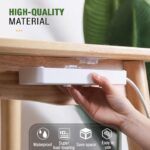 Double Sided Hooks Adhesive Wall Hooks for Hanging - Transparent  hrfrclv1f-1 - Image 6
