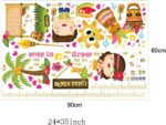 BEST OF BEST Beach Party Height Measurement Wall Sticker Home Decal Removable PVC Murals Wallpaper Girls Boys Kids Baby Nursery Bedroom Living Room Bathroom Kitchen Window Playroom Decor - Image 7