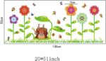 fashionbeautybuy Butterflies Flowers Leaves Bees Wall Sticker Decal Home Decor PVC Murals Wallpaper House Art Picture Living Room - Image 6