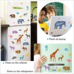 Sk7072 Wall Sticker for Children Nursery Home Decor Decals Nursery Wallpaper Animals - Image 5