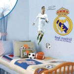 Creative Bedroom Wall Sticker - Cristiano Ronaldo Football size 60x90 df9906 - Image 2