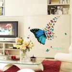 sk 36005 Butterfly Wall Decals Colorful Butterfly Painting Waterproof Sticker Removable Stickers Decor for Kids Room Decoration Home and Bedroom - Image 2