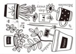 Wall Decals Home Decor Baby Boys Girls Kids Bedroom Kitchen Decoration Wall Sticker Potted Plant Flower Stickers size 60x90  jm8361 - Image 4