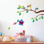 Sticker for Children Wall Sticker Funny Animals on a Bridge Wall Decoration Children's Room - Image 4