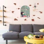 Sk9217 Best Creative Wall Stickers DIY Height Decals Murals Wallpaper Environmentally Removable Wall Art - Image 4