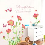 BEST OF BEST Beautiful Flower Grass Butterfly Wall Sticker XL8163 - Image 3