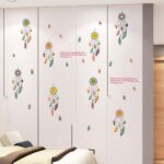 3D color wall stickers you go as you come, feather dream catcher, , waterproof sticker poster size  50*70 sk7021 - Image 6