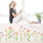 Sk9053 Small Flowers Kick Line Wall Sticker - Image 3