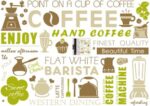 Coffee COFFEE Wall Sticker Wall Sticker Wallpaper Wall Sticker 50*70cm size xh5428 - Image 2
