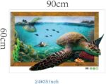 Creative 3D Animal Sea Turtle Wall Stickers Home Decor Living Room Room Sticker Decal Kids Wallpaper xh9265 - Image 5