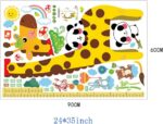 Sk9044 Cartoon Giraffe Wall Sticker - Image 6