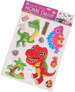 Three-Dimensional Dinosaur Stickers Children's Wall Stickers Children's Gifts for children's Room Decoration "ch M001 Size:40x30cm - Image 4