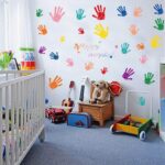 Ketsicart 1X(Color Handprint Wall Stickers, - Image 3