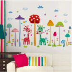 Wall Art Sticker, Wall Art Sticker, Children's Room, Nursery, Classroom Background, Wall Decoration, Children's Sticker, Removable Wall Sticker, size 50x70 xh1455c - Image 8