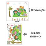 JAAMSO Royals Combo Pack of 2 Style Wall Sticker | Tiger Bear Cat Cartoon Design (60 CM X 45 CM) | Winnie The Pooh Design (70 CM X 50 CM) | Vinyl Home Décor Wall Sticker - Image 7