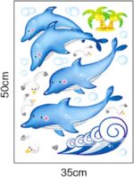 Yesurprise Removeable Mural Wall Sticker Decal Home Kid Room Nursery Decor Tree Sea Dophins Seagulls size 50x70  dm570102 - Image 3