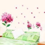 Romantic Flowers Butterflies Trees Wall Stickers Cartoon Animals Removable Wall Decals Home Decor PVC Art Mural Baby Boys Girls  size 50x70 dm570062 - Image 4