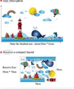 SAMHEZ XH7252 Lighthouse Wall Sticker [50 x 70 cm] xh7252 - Image 3