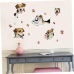 OSALADI Dog Wall Sticker Vinyl Removable Art for Living Home Decoration Wall Decals Wallpaper size 50x70 sk7117 - Image 2
