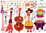 2 Unidades Papel De Parede Adesivo De Parede Para Casa Decoração Musical Decalques De Móveis Cartaz De Música Cartazes De Música Adesivos De Música Pegajoso Quarto Infantil size 50x70 sk7120 - Image 5