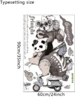 Cartoon Forest Animals Wall Stickers For Kids Rooms  Childrens Playroom Decoration - Image 4