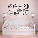 StickMe 'We Love You to The Moon and Back - Motivational Inspiration Quotes Wall Sticker size 60x90 df5202 - Image 4