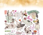 VOSAREA French Bulldog Dog Wall Sticker for Living Room Nursery TV Background size 50x70 sk7091 - Image 3