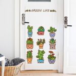 Removable PVC Wall Stickers Cute Emoji Pot Home Decor for Baby Boy Girl Kids Bedroom Kitchen  size 50x70 sk7115 - Image 2