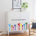 Colourful Graffiti Giraffe Head Wall Sticker  Sk7100 - Image 3