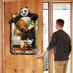 Decals Design '3D Kung Fu Panda' Wall Sticker (Polyvinyl Chloride, 60 cm x 90 cm) - Image 4