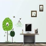 Kids Green Tree Cartoon Children's Room Decor Vinyl Wall Stickers size 50x70 dm570039