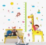 Rjjrr Cartoon Giraffe Height Ruler Wall Sticker Xl8203 - Image 4