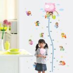 ELECTROPRIME Boy Girl Growth Height Measure Chart Print Wall Sticker DIY Wallpaper size 50x 70 ay7100 - Image 3